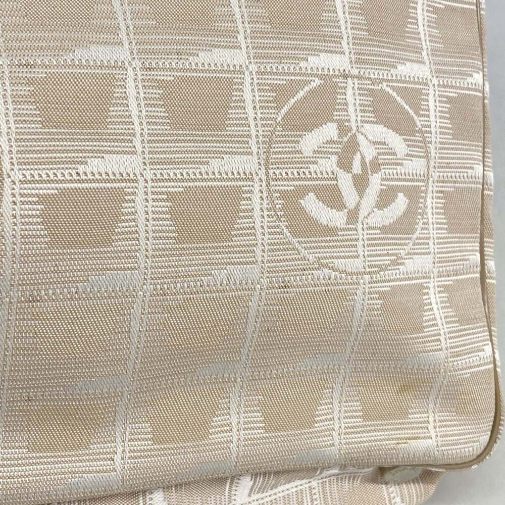 Chanel New Travel Nylon Tote Bag, Beige, Women's - Picture 9 of 12